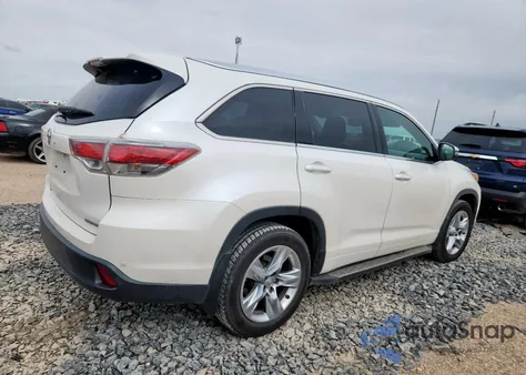 2015 Toyota Highlander Limited from USA, damaged, VIN 5TDYKRFH6FS049711